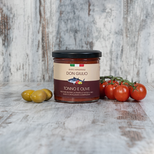 Соус томатный с тунцом и оливками, 300 г